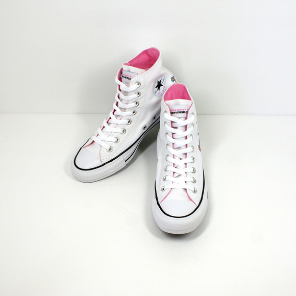 Converse X Hello Kitty High Top Sneakers White NEW - Picture 4 of 8